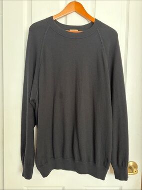 MALO - Black Cashmere Sweater.  Soft and luxurious!